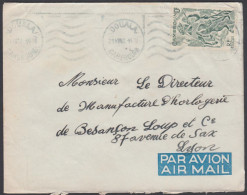 Cameroun 1952, Airmail Cover Douala To Lyon W./postmark Douala - Aéreo
