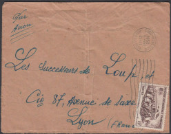 French West Africa 1952, Airmail Cover Bobo-Diulasso To Lyon W./postmark Bobo-Diulasso - Covers & Documents