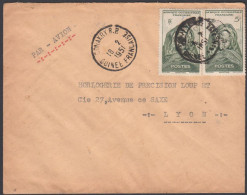 French West Africa 1951, Airmail Cover Conakry To Lyon W./postmark Conakry - Covers & Documents