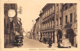 71-LOUHANS- GRANDE RUE ET LE THEATRE - Louhans