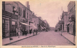 71-MONTCEAU-LES-MINES- RUE DE LA REPUBLIQUE - Montceau Les Mines