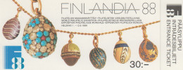 Finland 1988 FINLANDIA 88. Agathon Faberge Jewellery Eggs. Booklet Mi 21 CTO - Carnets