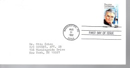 USA  FDC 1992  Espace  Fusée Theodore Von  Karman - Amérique Du Nord