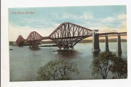 Forth Bridge From South Queensferry Near Edinburgh - Midlothian/ Edinburgh