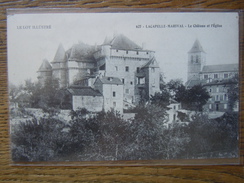 46 - Lacapelle Marival : Le Château Et L' Eglise - Lacapelle Marival