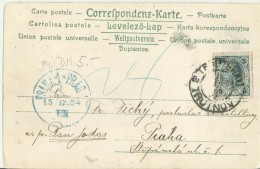 = AK1904 AT KUNST NACH PRAG STEMPEL - ...-1918 Prefilatelia