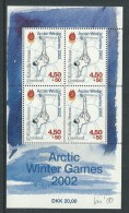 Groenland BF N° 20A XX Jeux D´hiver Arctiques,  Le Bloc Sans Charnière, TB. - Blocks & Sheetlets