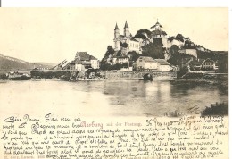 Schweiz, 1903, Aarburg Mit Der Festung, Hängebrücke, Nach Genève, Siehe Scans! - Aarburg