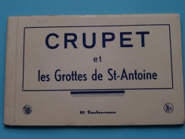 CRUPET Et Les Grottes De St. Antoine ( E. Wuyame ) Carnet 10 Kaarten ( Zie Foto´s ) ! - Assesse