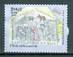 BRASIL 2010: Mi 3855, Christmas, O - FREE SHIPPING ABOVE 10 EURO - Used Stamps