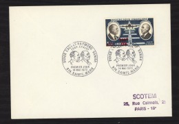 Réunion  -  Avion  :   Yv  62  (o)   FDC - Posta Aerea