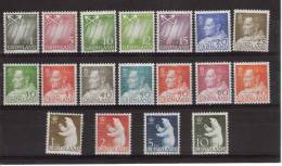 Groënland 1963/1968 N°36/52 Neufs Avec Roi Frédéric IX Et Ours Polaire - Unused Stamps