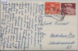 1955 Technik 298 301A 530 533II - Stempel: Bahnstation Stäfa - AK Zürich Quaibrücke Und Utoquai - Railway