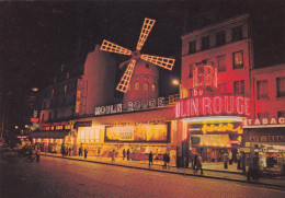 PARIS LA NUIT /LE MOULIN ROUGE (DIL34) - Parigi By Night