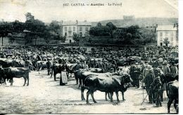 N°51237 -cpa Aurillac -le Foirail- - Fairs