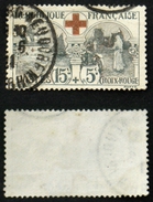 N° 156 CROIX ROUGE 1918 Oblit B/TB Cote 70€ - Oblitérés