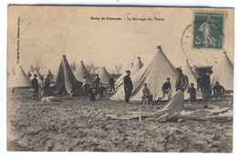 Delcampe - Camp De Sissonne Le Montage Des Tentes - Sissonne