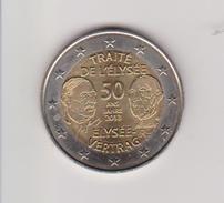 2 EUROS 50 Ans Du Traité De L'Elysée  Charles De GAULLE ET K.ADENAUER ( 2013 ) - Otros & Sin Clasificación