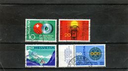 SUISSE   1967  Y.T. N° 791  à  794  Oblitéré - Andere & Zonder Classificatie