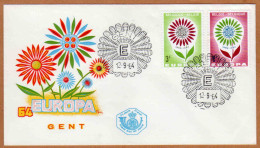Enveloppe Cover Brief FDC 1298 1299 Europa Gent - 1961-1970
