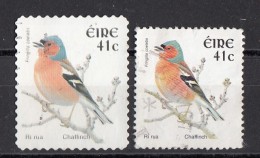 1361 Irlanda 2002 Birds Uccelli Chaffinch Fringilla Coelebs Fringuello Eire Ireland Used - Passeri