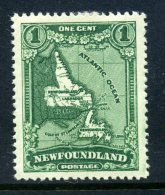 Newfoundland 1929-31 Publicity Issues (PB Printing) - 1c Map Of Newfoundland & Labrador HM (SG 179) - 1908-1947