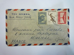 LETTRE  Au Départ De  BUENOS-AIRES  à Destination De MIRANDE (Gers)   1945   - Briefe U. Dokumente