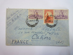 LETTRE  Au Départ De  CRUZ  CHICA  à Destination De CAHORS   1946    - Briefe U. Dokumente