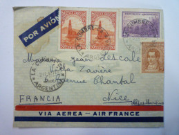 LETTRE  Au Départ De  LA CUMBRE  à Destination De  NICE  1940   - Lettres & Documents