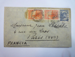 LETTRE  Au Départ D'ARGENTINE  à Destination De  PARIS  1937    - Briefe U. Dokumente