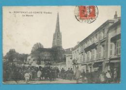 CPA 36 - Marchands Ambulants Le Marché FONTENAY-LE-COMTE 85 - Fontenay Le Comte