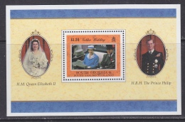 South Georgia 1997 Golden Wedding M/s ** Mnh (32298) - Zuid-Georgia