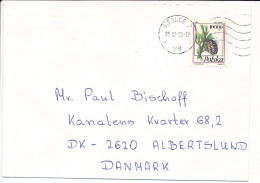 Mi 3456 Solo Cover - 23 February 1996 To Denmark - Pine Tree Pinus Cembra - Briefe U. Dokumente