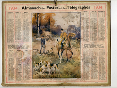 Almanach Des Postes Et Télégraphes1934 - Le Renseignement - Formato Grande : 1921-40