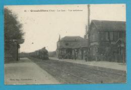 CPA 45 - Chemin De Fer Arrivée Du Train En Gare De GRANDVILLIERS 60 - Grandvilliers