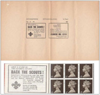 Première épreuve D'une Publicité De Carnet Anglais (proof Of Advert Pane From GB Booklet) : Scoutisme, Scout - Briefe U. Dokumente