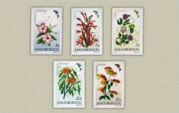 Hungary 1991. Flowers Of America Complete Set MNH (**) Michel: 4125-4129 / 5 EUR - Nuovi