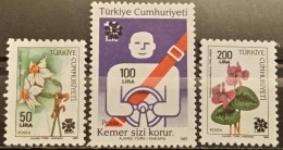 Turkey, 1990, Mi: 2880/82 (MNH) - Neufs