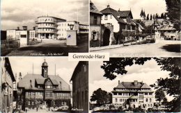 Quedlinburg Gernrode - S/w Mehrbildkarte 3 - Quedlinburg