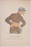 CPA Illustrateur Signé Plunkell Thème Cyclisme Jules Van Hevel Tour De France - Other Illustrators