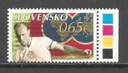 Slovakia 2013. Jan Popluhar Football Soccer MNH - Unused Stamps