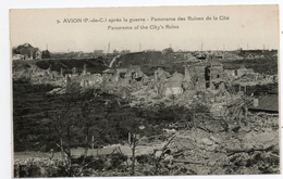 62 - Avion - Après La Guerre - Panorama Des Ruines De La Cité - Avion