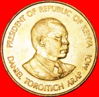 § COCK: KENYA ★ 5 CENTS 1984 MINT LUSTER! LOW START★NO RESERVE! Daniel Toroitich Arap Moi (1978-2002) - Kenia