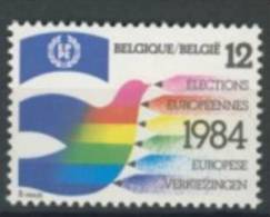 BELGIUM 1984 YV 2nd ELECTIONS EUROPEAN PARLIAMENT. MNH, POSTFRIS, NEUF**. - 1984