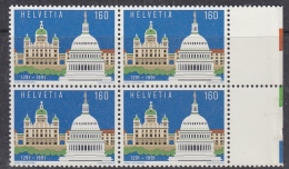 Switzerland 1991  Switzerland-USA 1v  Bl Of 4 ** Mnh (32597B) - Booklets