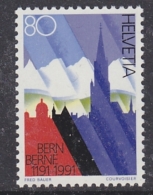 Switzerland 1991 800th Anniversary Of Bern 1v  (corner)  ** Mnh (32597F) - Booklets