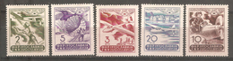 Serie Nº A-27/31 Yugoslavia - Airmail