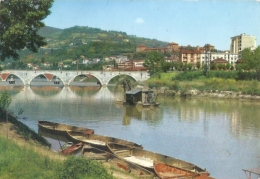 70/FG/16 -  TORINO - MONCALIERI - Ponte Sul Po E Scorcio Panoramico - Moncalieri