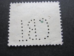 FIRMENLOCHUNG , Perfin - Used Stamps