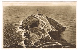 RB 1119 - Unlisted Raphael Tuck Postcard South Stack Lighthouse Holyhead - Anglesey Wales - Anglesey